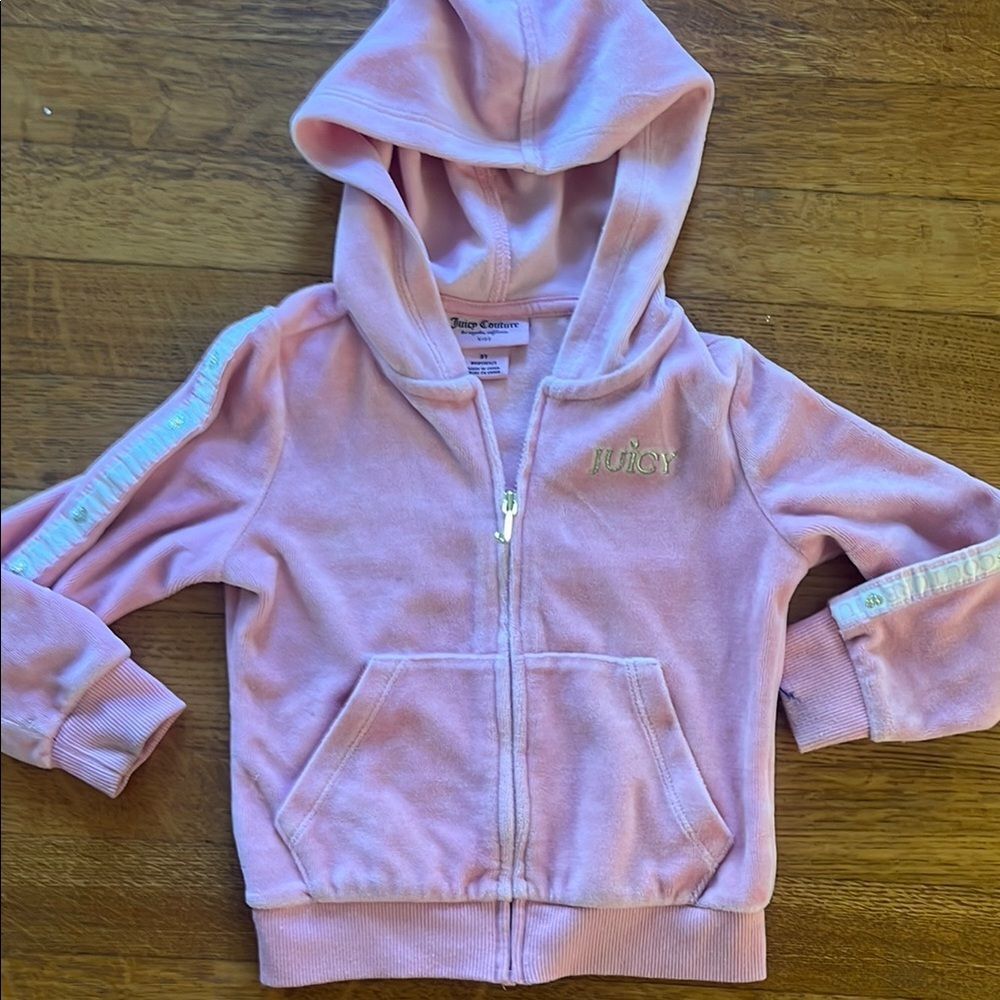 Juicy Couture Pink Velour Tracksuit - Picture 2 of 4